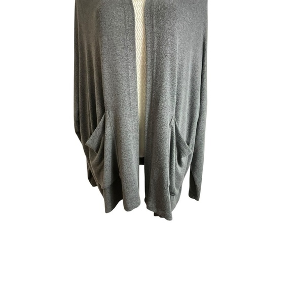 Young Fabulous and Broke Ottawa Oversized Women's Gray Hooded Sweater cardigan - Picture 4 of 13